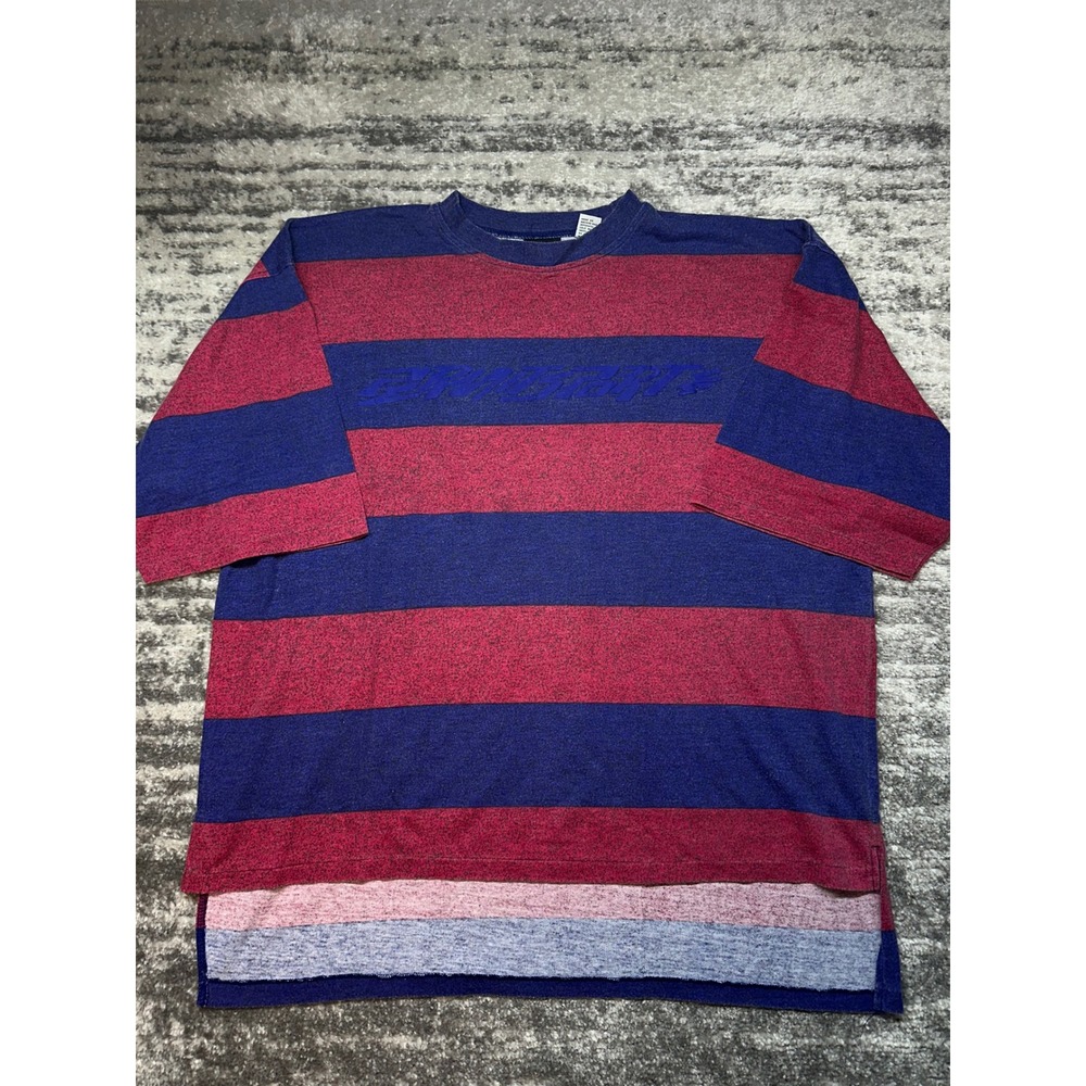 Permit T-Shirt Mens XL Surfer Striped Spellout Vintage‎ 90s Streetwear Hip Hop